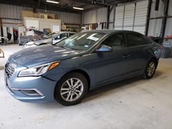 Salvage cars for sale at Kansas City, KS auction: 2017 Hyundai Sonata SE