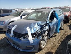 Vehiculos salvage en venta de Copart Brighton, CO: 2015 Volkswagen Golf Sportwagen TDI S