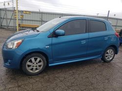 Salvage cars for sale at Dyer, IN auction: 2014 Mitsubishi Mirage ES