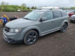 Salvage cars for sale from Copart Columbia Station, OH: 2020 Dodge Journey Crossroad