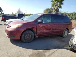 Salvage cars for sale at San Martin, CA auction: 2007 Toyota Sienna CE