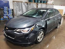 Salvage cars for sale at Elgin, IL auction: 2017 Chevrolet Cruze LT