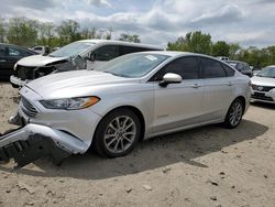 Ford salvage cars for sale: 2017 Ford Fusion SE Hybrid