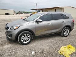 Salvage cars for sale at Temple, TX auction: 2018 KIA Sorento LX