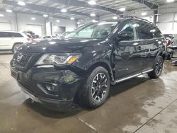 Salvage cars for sale at Ham Lake, MN auction: 2019 Nissan Pathfinder S