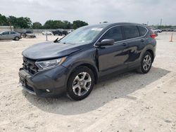 Salvage cars for sale at New Braunfels, TX auction: 2018 Honda CR-V EX