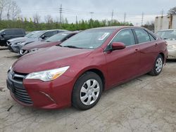 Toyota Camry LE salvage cars for sale: 2016 Toyota Camry LE