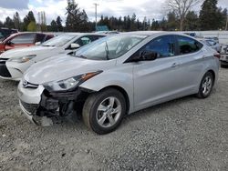 Salvage cars for sale at Graham, WA auction: 2015 Hyundai Elantra SE