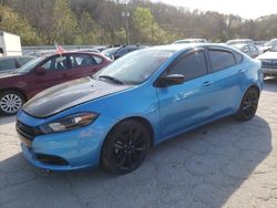 Salvage cars for sale from Copart Hurricane, WV: 2016 Dodge Dart GT Sport