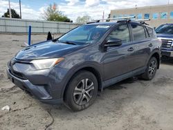 Salvage cars for sale at Littleton, CO auction: 2017 Toyota Rav4 LE