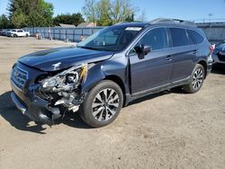 Salvage cars for sale from Copart Finksburg, MD: 2015 Subaru Outback 2.5I Limited