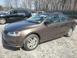 Salvage cars for sale at Candia, NH auction: 2015 Volkswagen Jetta Base