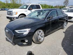 Salvage cars for sale at Bridgeton, MO auction: 2023 Audi A3 Premium