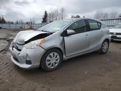 Salvage cars for sale from Copart Bowmanville, ON: 2012 Toyota Prius C