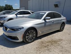 Salvage cars for sale at Apopka, FL auction: 2017 BMW 540 I