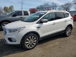 Ford Escape Titanium salvage cars for sale: 2017 Ford Escape Titanium