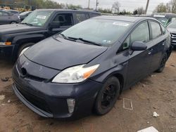 Salvage cars for sale from Copart Hillsborough, NJ: 2012 Toyota Prius