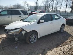 Salvage cars for sale from Copart Central Square, NY: 2014 Toyota Corolla L