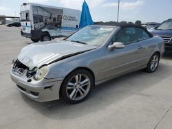 Salvage cars for sale at Grand Prairie, TX auction: 2007 Mercedes-Benz CLK 350