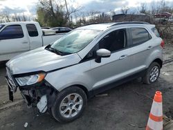 Salvage cars for sale at Baltimore, MD auction: 2019 Ford Ecosport SE