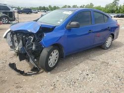 Salvage cars for sale at Houston, TX auction: 2015 Nissan Versa S