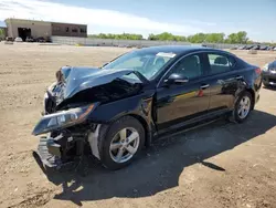 Salvage cars for sale at Kansas City, KS auction: 2015 KIA Optima LX