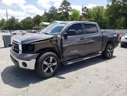 Salvage trucks for sale at Savannah, GA auction: 2012 Toyota Tundra Crewmax SR5