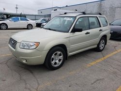 Salvage cars for sale from Copart Chicago Heights, IL: 2006 Subaru Forester 2.5X