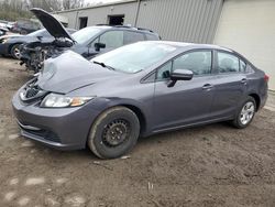 Salvage cars for sale from Copart West Mifflin, PA: 2015 Honda Civic LX