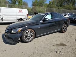 Salvage cars for sale at Waldorf, MD auction: 2015 Mercedes-Benz C300
