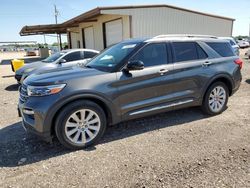 Salvage cars for sale at Temple, TX auction: 2020 Ford Explorer Limited