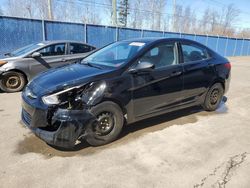 Salvage cars for sale at Moncton, NB auction: 2015 Hyundai Accent GLS