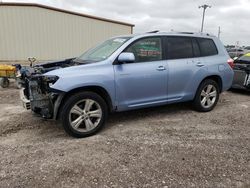Salvage cars for sale at Temple, TX auction: 2008 Toyota Highlander Limited