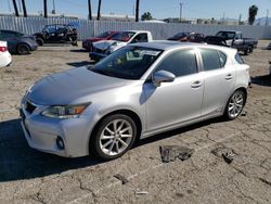 Salvage cars for sale from Copart Van Nuys, CA: 2012 Lexus CT 200