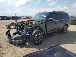 Salvage cars for sale at Amarillo, TX auction: 2017 Lincoln Navigator Select