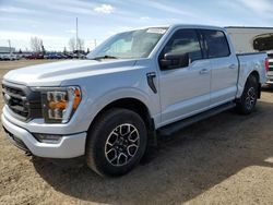 Salvage cars for sale from Copart Rocky View County, AB: 2022 Ford F150 Supercrew