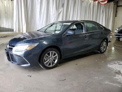 Salvage cars for sale from Copart Albany, NY: 2016 Toyota Camry LE