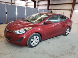 Salvage cars for sale at West Warren, MA auction: 2014 Hyundai Elantra SE