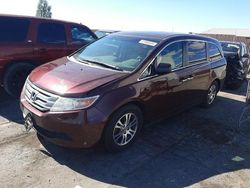 Salvage cars for sale at North Las Vegas, NV auction: 2012 Honda Odyssey EXL