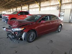 Salvage cars for sale at Phoenix, AZ auction: 2016 Ford Fusion Titanium