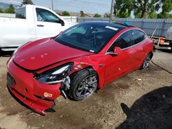 Salvage cars for sale at auction: 2020 Tesla Model 3