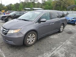 Salvage cars for sale from Copart Savannah, GA: 2015 Honda Odyssey EXL