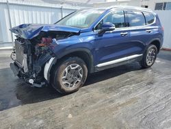 Vehiculos salvage en venta de Copart Opa Locka, FL: 2023 Hyundai Santa FE Blue