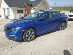 Honda salvage cars for sale: 2021 Honda Civic LX