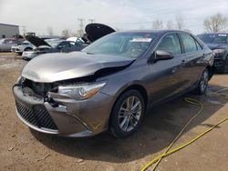 Salvage cars for sale at Elgin, IL auction: 2015 Toyota Camry LE