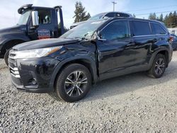 Salvage cars for sale from Copart Graham, WA: 2019 Toyota Highlander LE