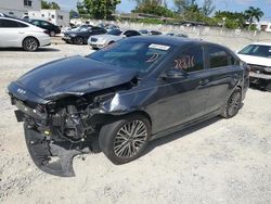 Salvage cars for sale from Copart Opa Locka, FL: 2022 KIA Forte GT Line