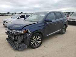 Salvage cars for sale at San Antonio, TX auction: 2019 Mitsubishi Outlander SE