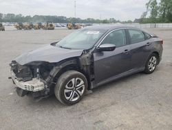 Salvage cars for sale at Dunn, NC auction: 2016 Honda Civic LX
