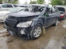 Salvage cars for sale at Bridgeton, MO auction: 2010 Chevrolet Traverse LT